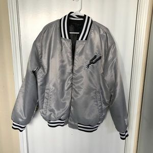 PERMANENTLY CLOSING SA Spurs reversible bomber
